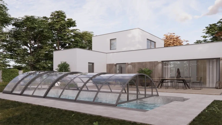 Berechnen Sie den Preis für die Poolüberdachung ohne Wartezeit