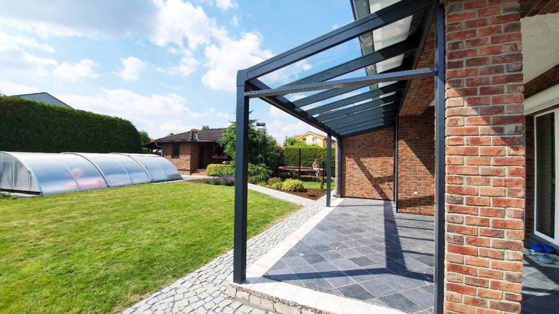 Gartenpavillon aus Aluminium Schneiderei-hergestellt