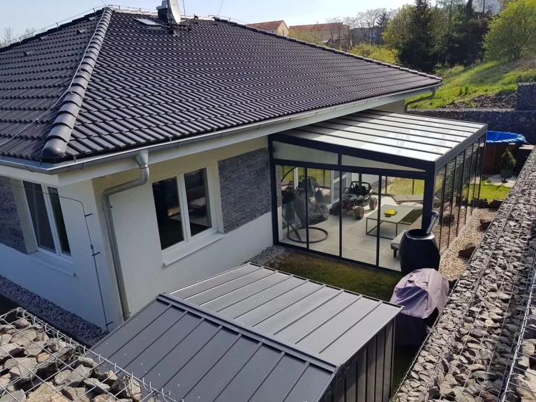 Aluminium Pergola ROBUST + Verglasung STANDARD - Braňany