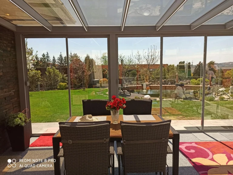 Pergola aus Aluminium ROBUST + Verglasung STANDARD - Blansko