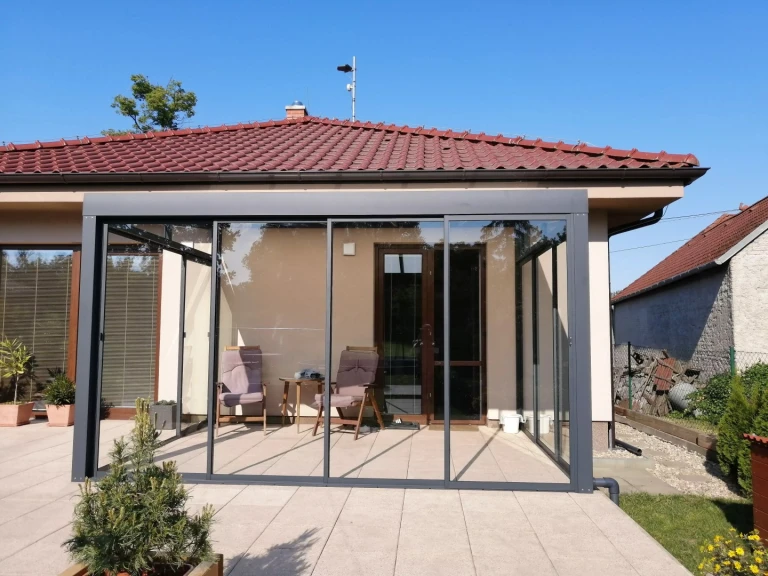 Aluminium Pergola ROBUST + Verglasung STANDARD - Vyškov